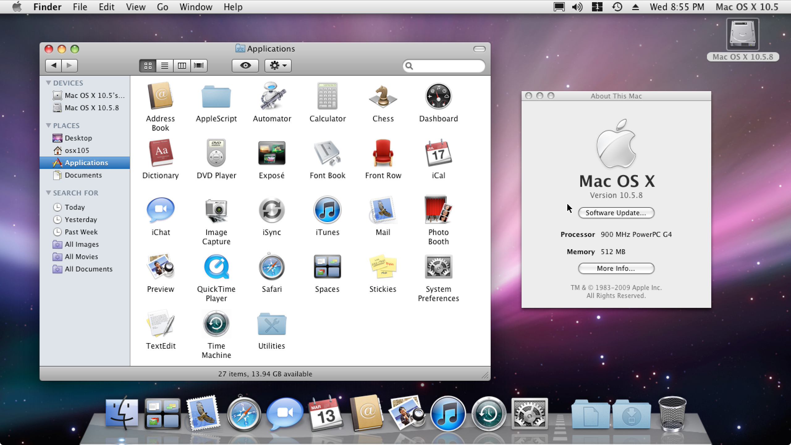 dvd burner for mac 10.5.8